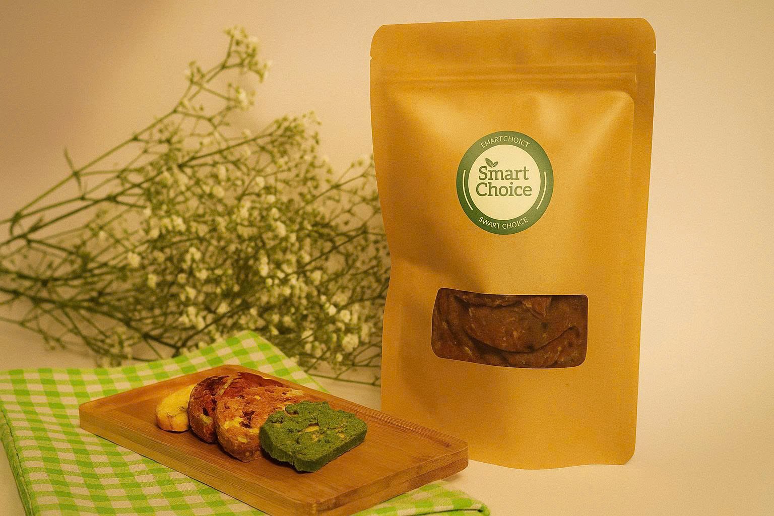 Bánh Biscotti Mix 5 Vị Không Đường 50g